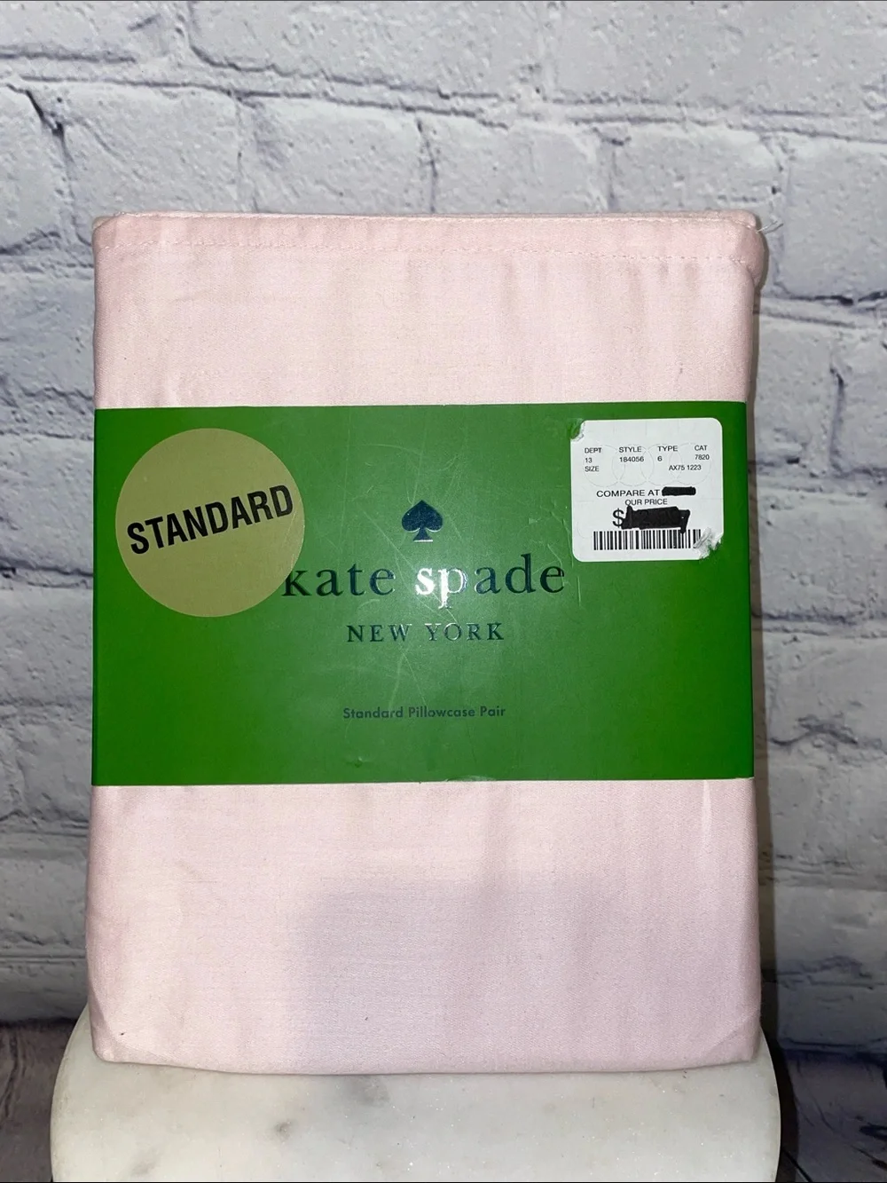 Kate Spade Pink Standard Pillow Cases NWT